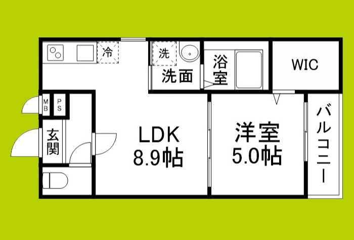 フジパレス河内山本ノースの間取り