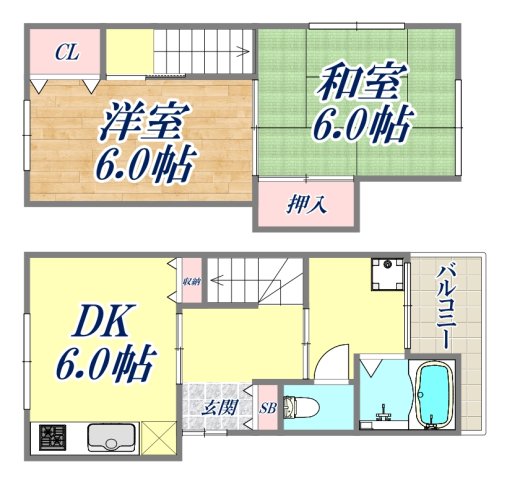 坂東ハウス2の間取り