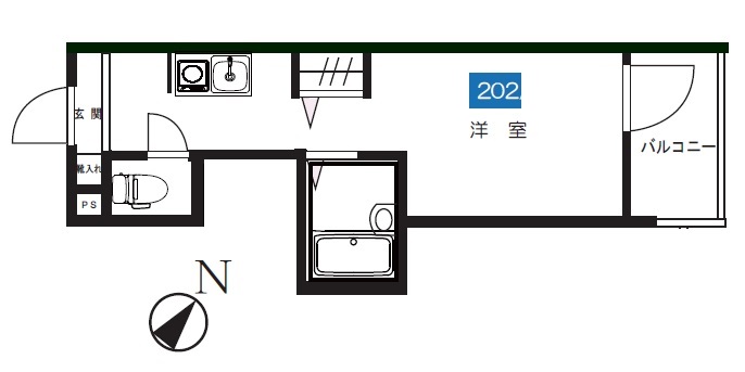 MELDIA登戸の間取り