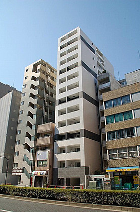 【台東区蔵前のマンションの建物外観】