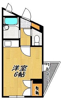 福岡市南区清水のマンションの間取り