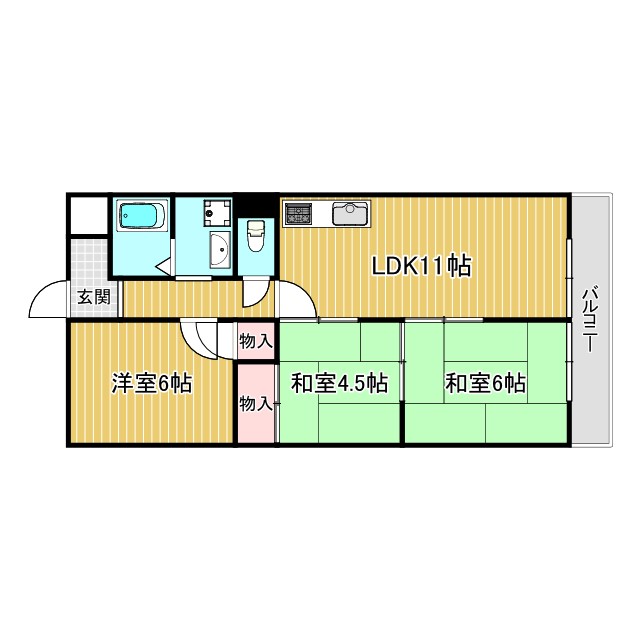 加藤マンションの間取り