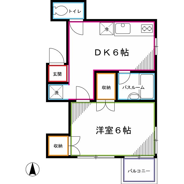 ココ・ハウス１５の間取り