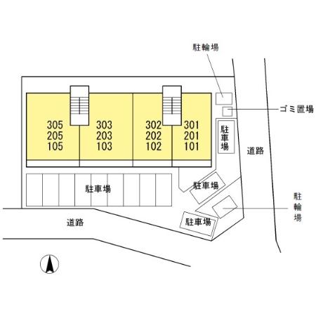 【PREMIER VIOLETの駐車場】