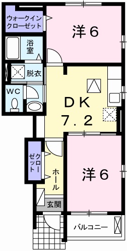 ソレイユ　II番館の間取り