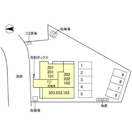 【富山市布瀬町のアパートのその他】