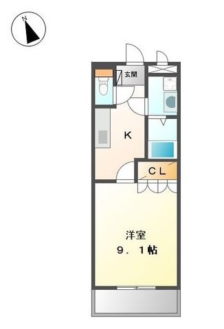 メゾンソレイユの間取り