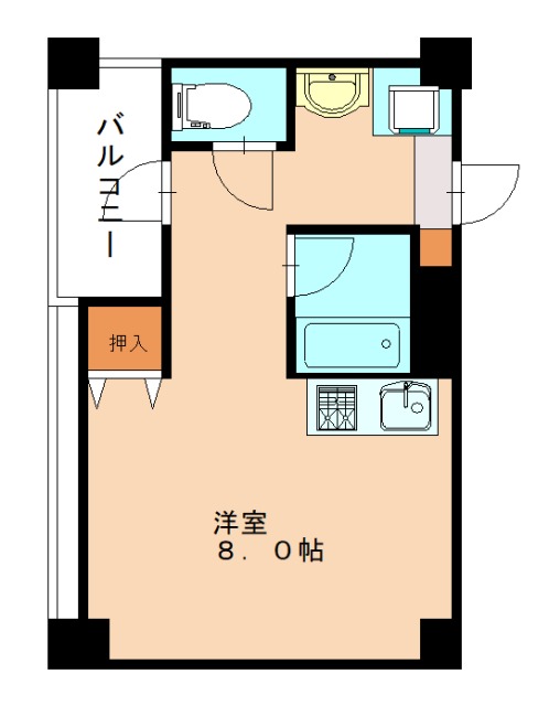 北九州市八幡西区菅原町のマンションの間取り