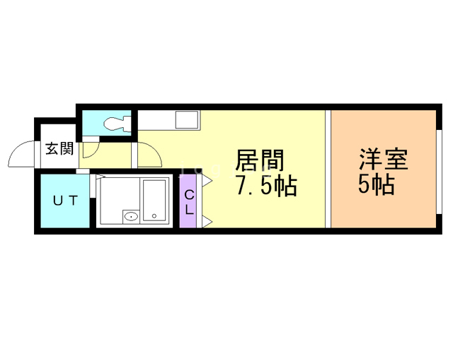 カゼル中央の間取り