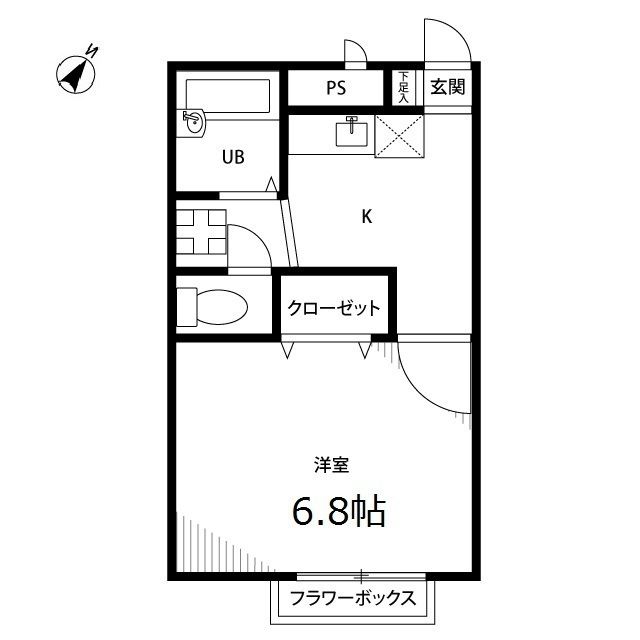 アムール旭ヶ丘の間取り