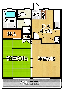 ロイヤルクレストＭの間取り