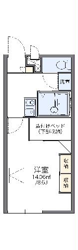 レオパレス第２ツカサの間取り