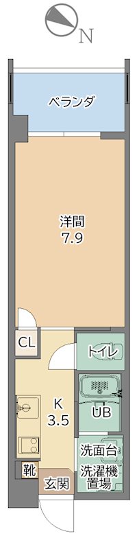 リバーライト2の間取り