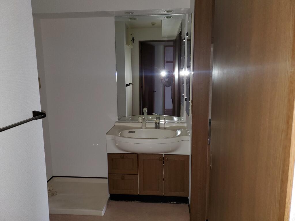 洗面設備　同タイプ別室の写真となります。