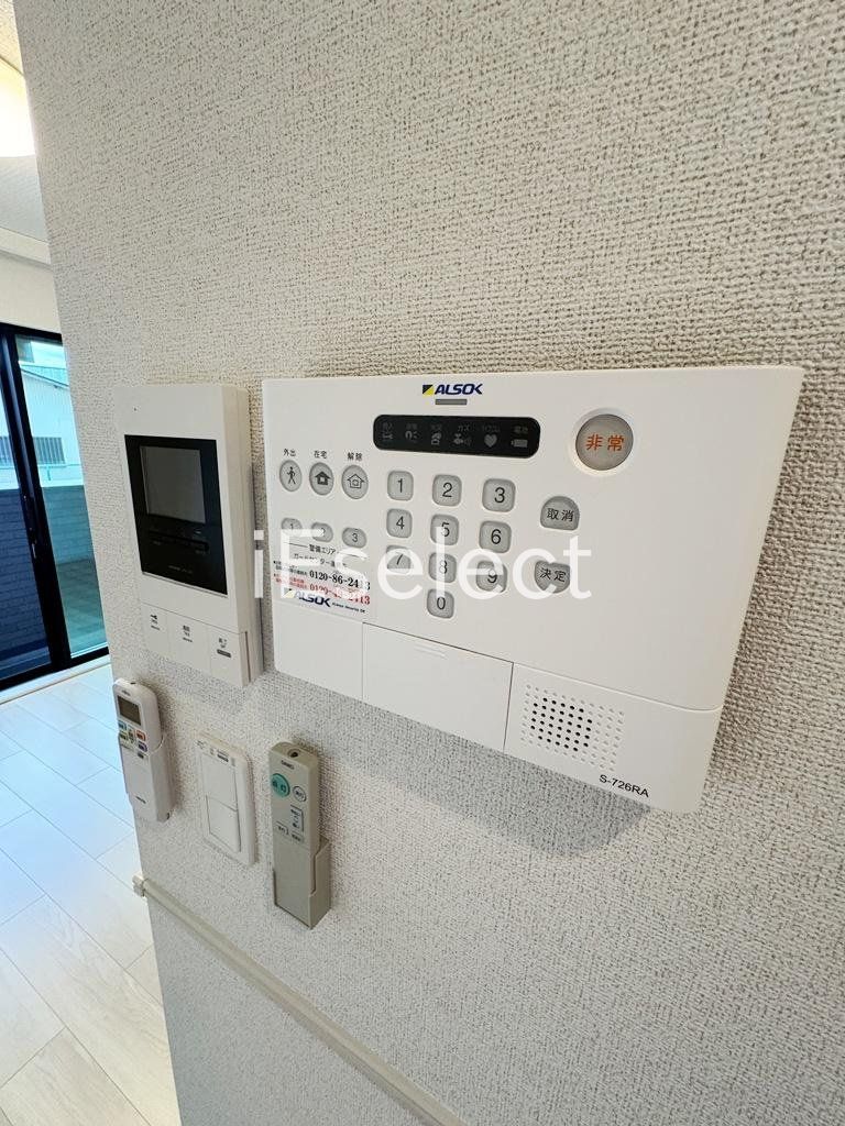 セキュリティ　ホームセキュリティ付きです