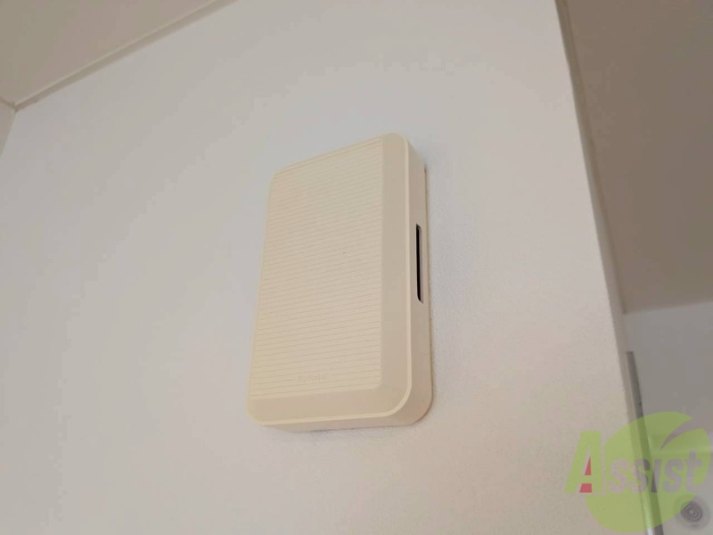 セキュリティ　来客時にはこちらのチャイムが鳴りますよ。