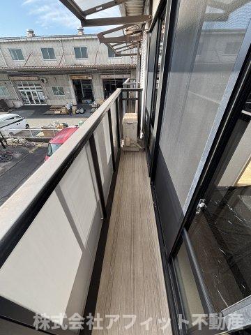 バルコニー　南向き