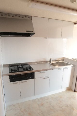 キッチン　ガスコンロ設置可です