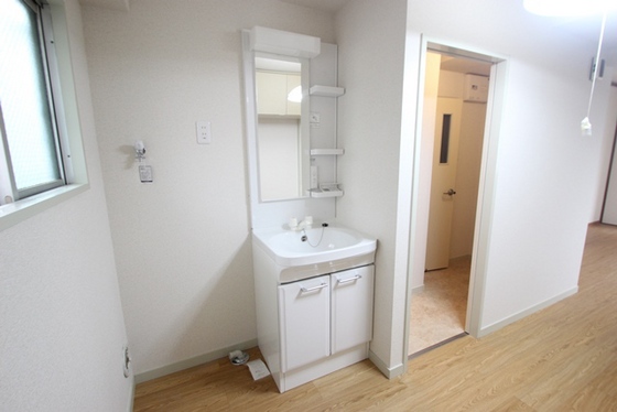 洗面設備　２階の写真使用