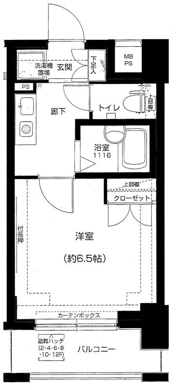 メインステージ門前仲町の間取り写真