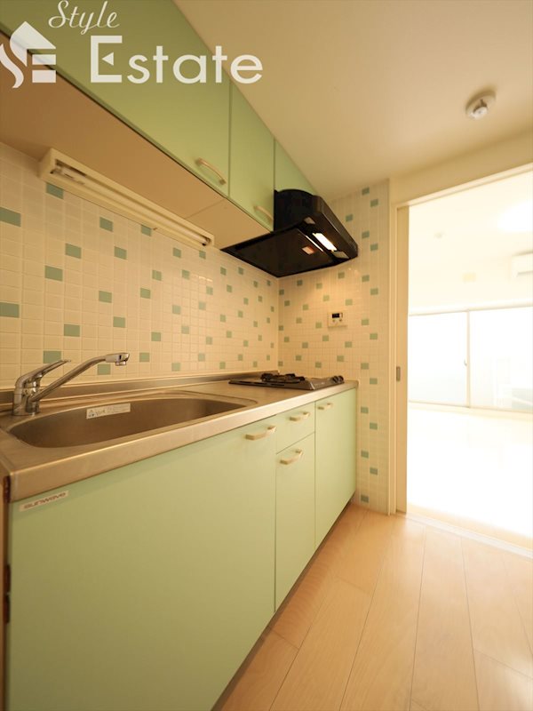 キッチン　システムキッチン★2口ガスコンロ付