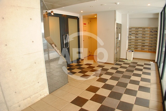 エントランス　南堀江アパートメントグランデ　エントランスアプローチ