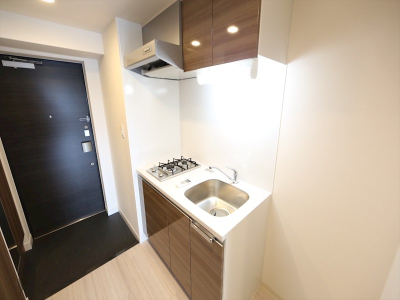 キッチン　システムキッチン（ガス2口コンロ付）