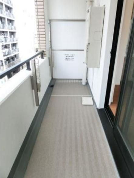 バルコニー　広々としたバルコニーです