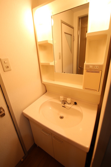 洗面設備　他号室のお写真です