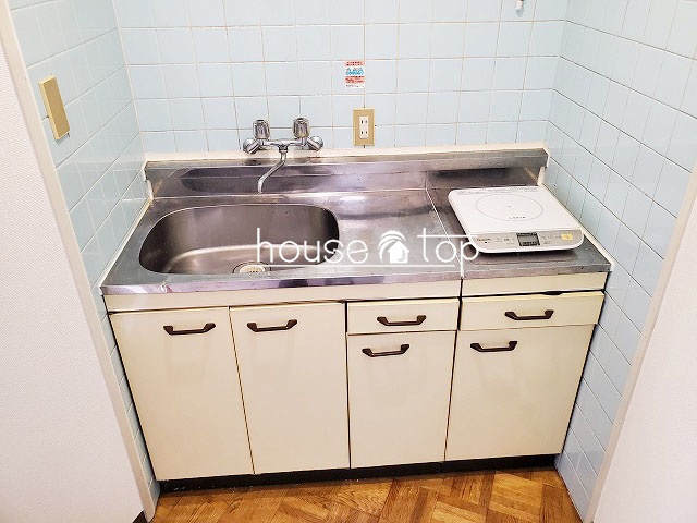 キッチン　ガスコンロ設置可能なキッチンです