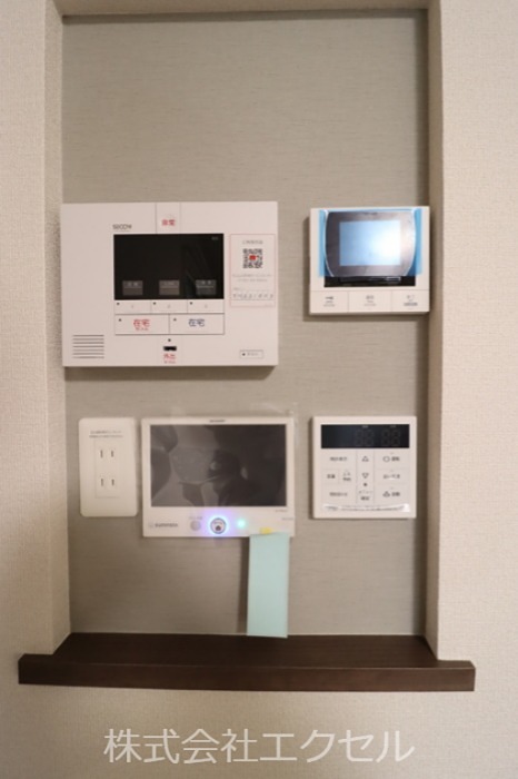 セキュリティ　来訪者の姿が確認できます。