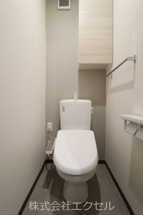 トイレ　清潔感のあるトイレです。