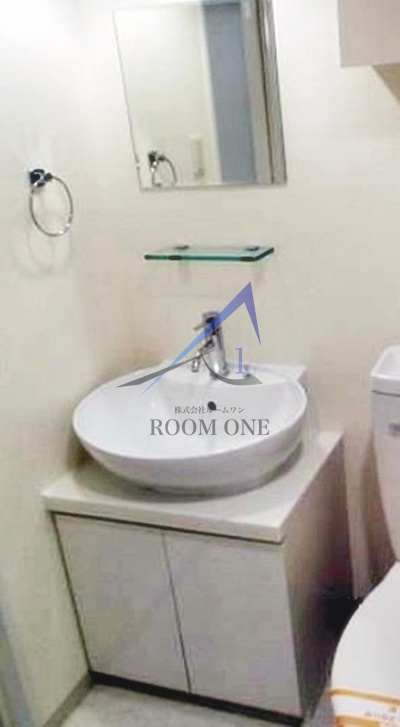 洗面設備　洗面台です。