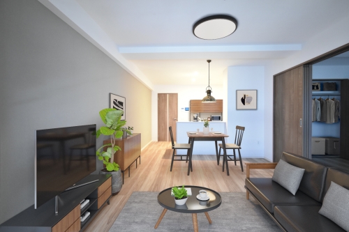 居室・リビング　モデルルームはイメージです。