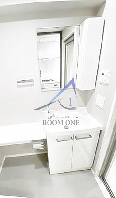 洗面設備　洗面台です。