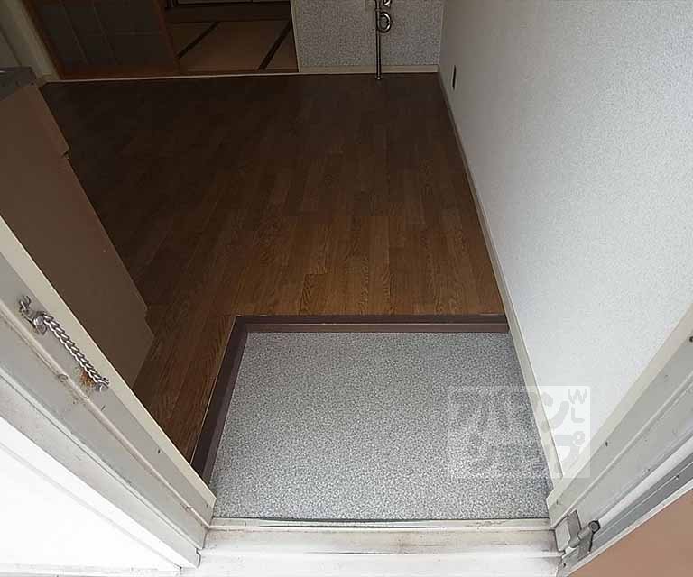 玄関　フラットな玄関