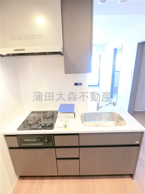 キッチン　2口ガスグリル付カウンターキッチン