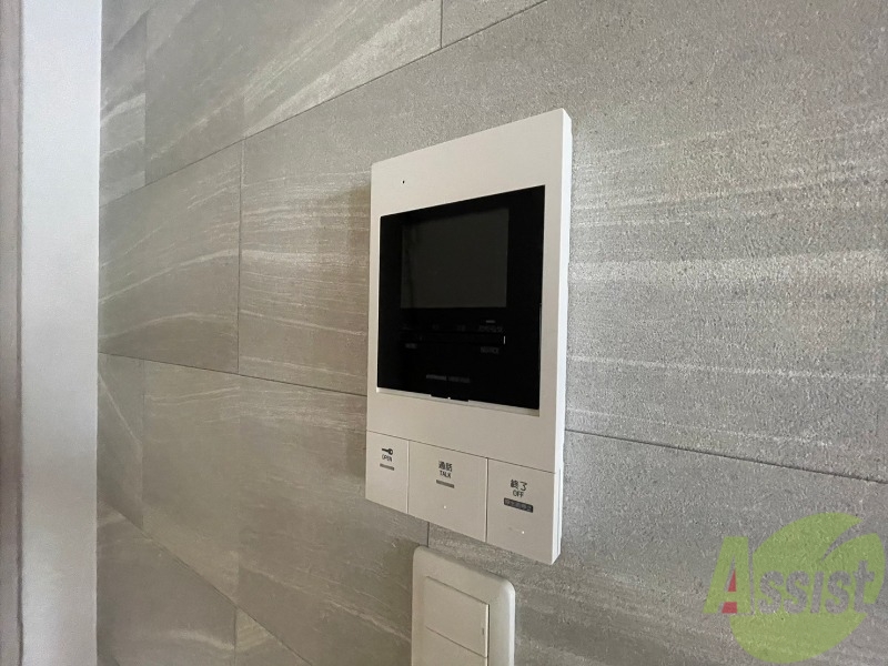 セキュリティ　インターホンは通話ができるので急な訪問があっても安心です。