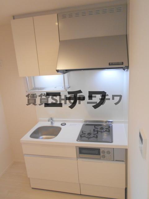 キッチン　ガス２口システムキッチン