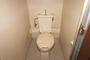 トイレ　ゆったりとした空間のトイレです