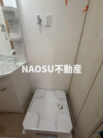 洗面設備　広い洗面スペース