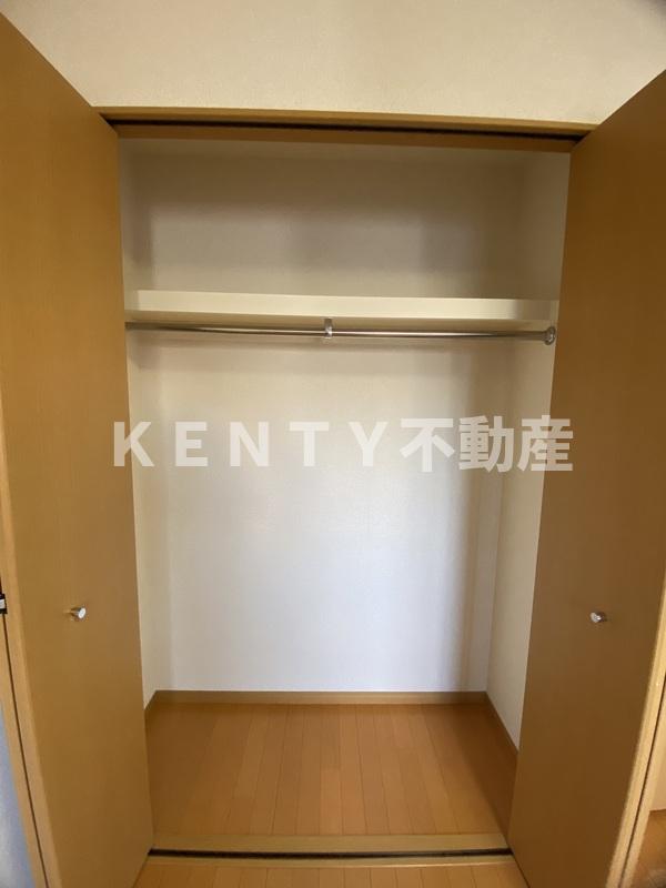 収納　たっぷりとした収納スペースです