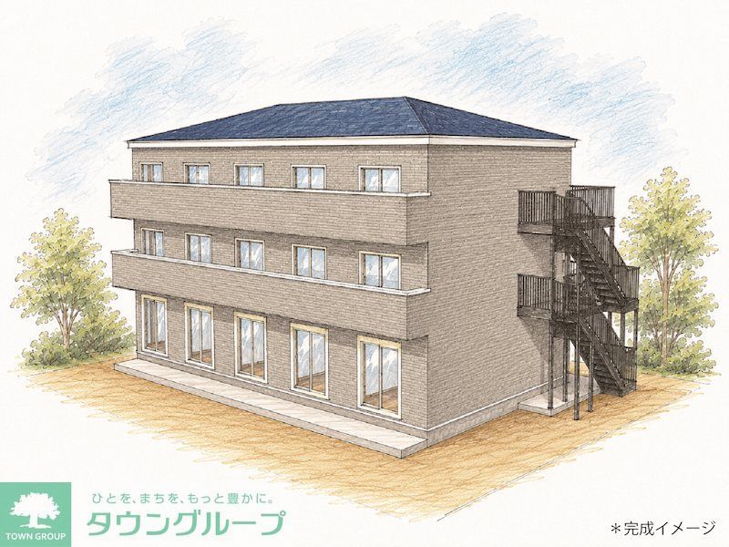 建物外観　防音仕様のQUIETシリーズ物件登場！！外観イメージイラス…