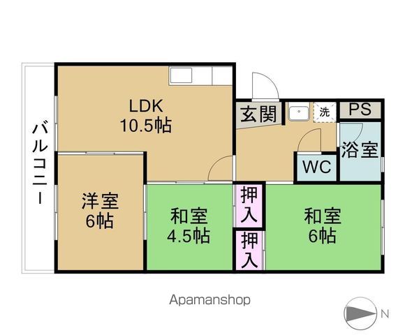フラッツエポックの間取り写真