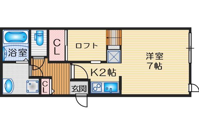 ポルトボヌール千里山の間取り写真