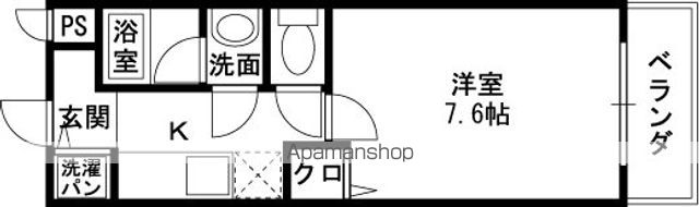 ＪＲ関西本線 志紀駅 徒歩6分 2階建 築21年の間取り写真
