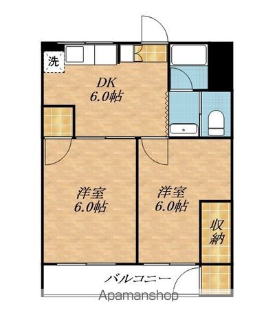 第3横溝コーポの間取り写真
