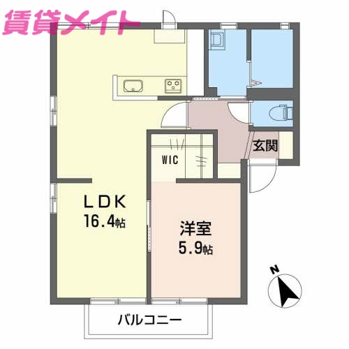 ラプランタン A棟の間取り写真