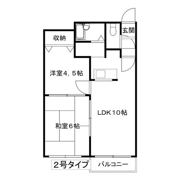 栄町エースマンションの間取り写真