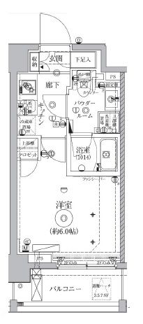 クレイシア西横浜グランカリテの間取り写真